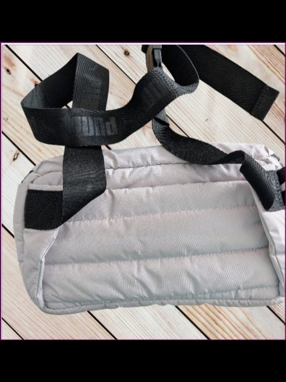 PUMA Light Lilac Quilted Crossbody Bag - Picture 4 of 5